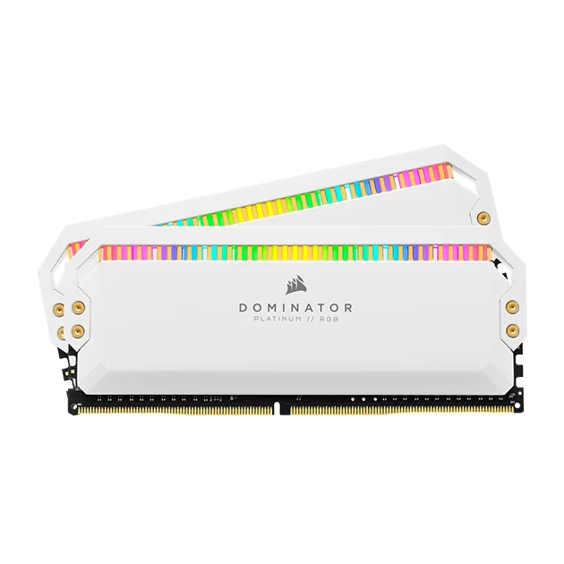 Máy Tính Lào Cai - Ram Corsair Dominator Platinum 16GB (2x8GB) RGB 3200 White