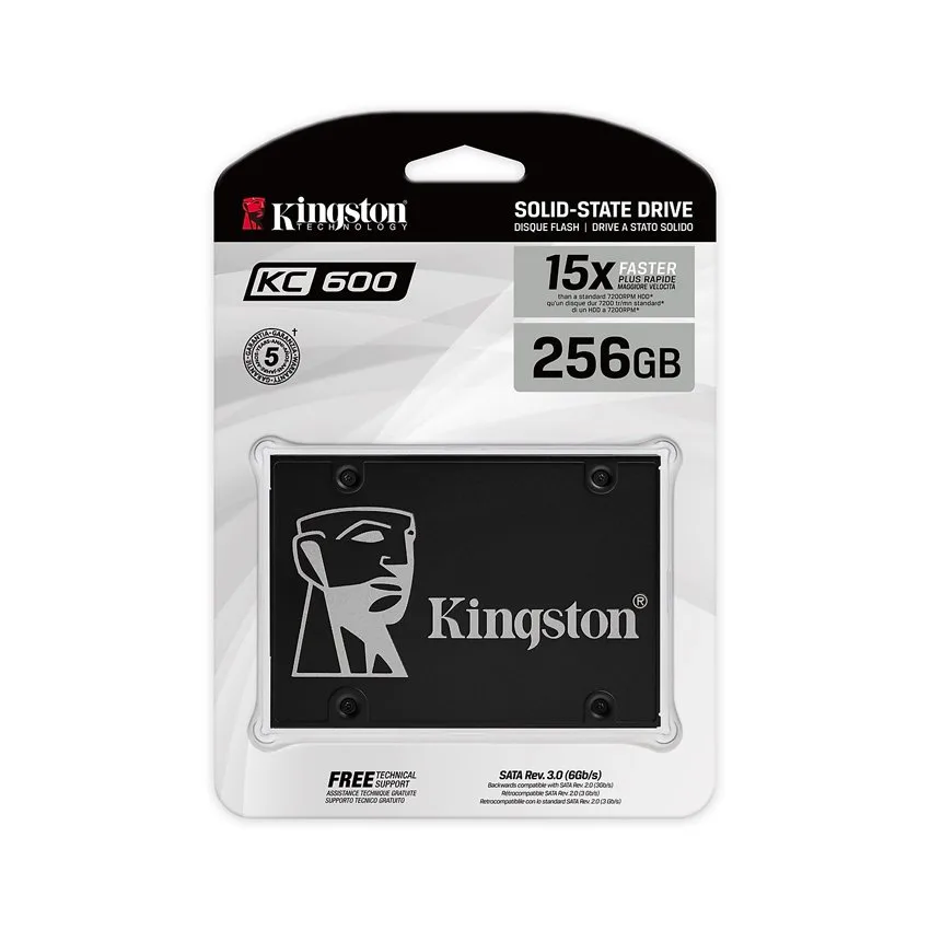 Ổ Cứng SSD KINGSTON SKC600 256GB 2.5 inch SATA III (Đọc 550MB/s – Ghi 500MB/s) – (SKC600/256GB)