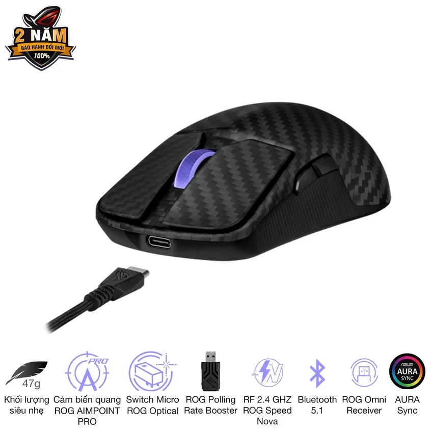 Chuột gaming ASUS ROG Harpe Ace Extreme