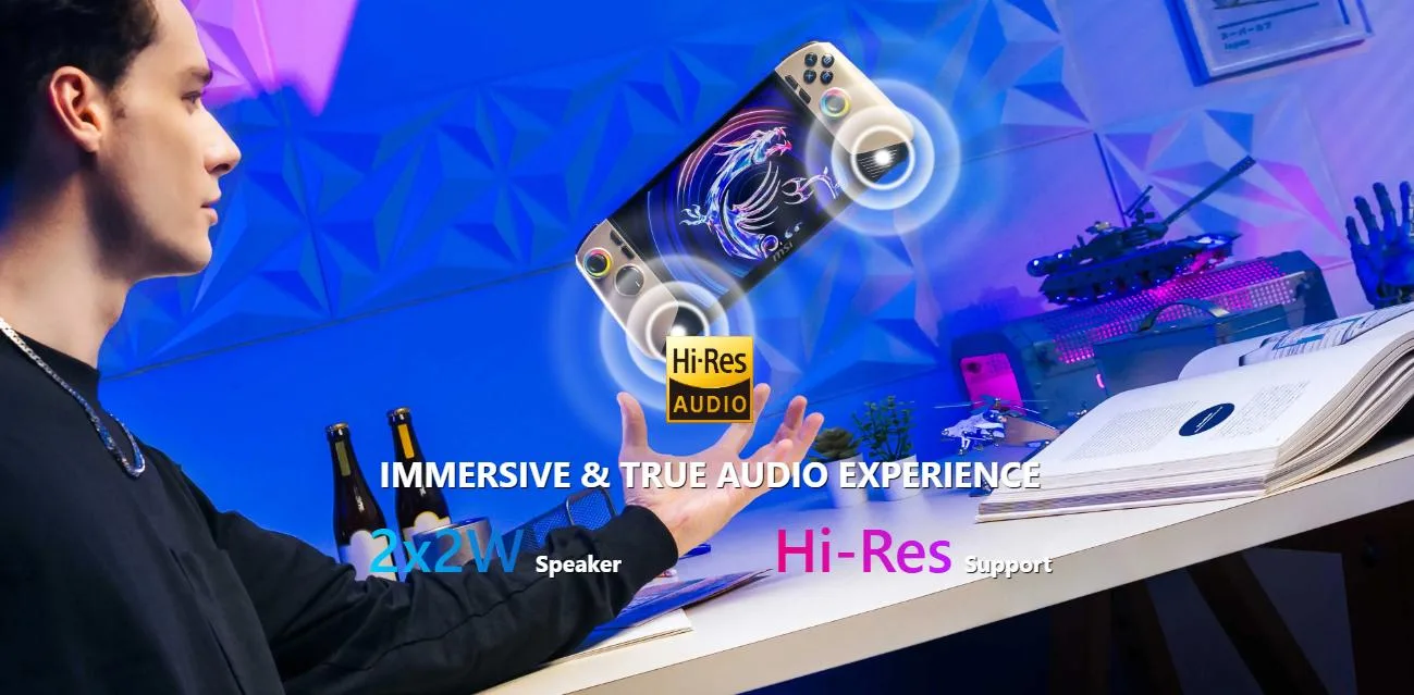 Máy chơi game cầm tay MSI Claw 8 AI+ (A2VM-079VN) 13