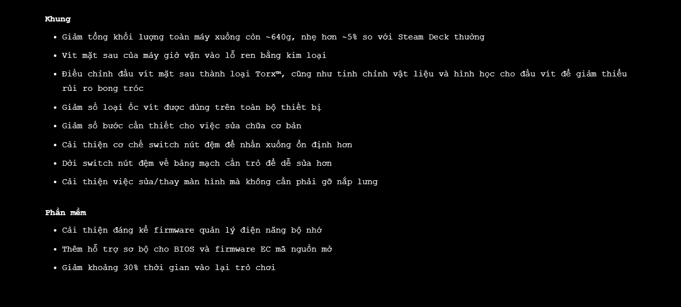 Máy chơi game cầm tay Steam Deck OLED 512GB 7