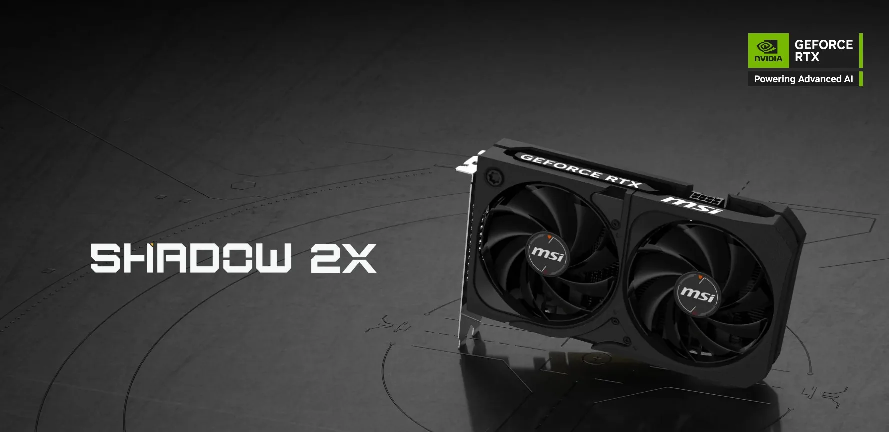Card màn hình MSI RTX 5060 8G SHADOW OC 2X GDDR7 
