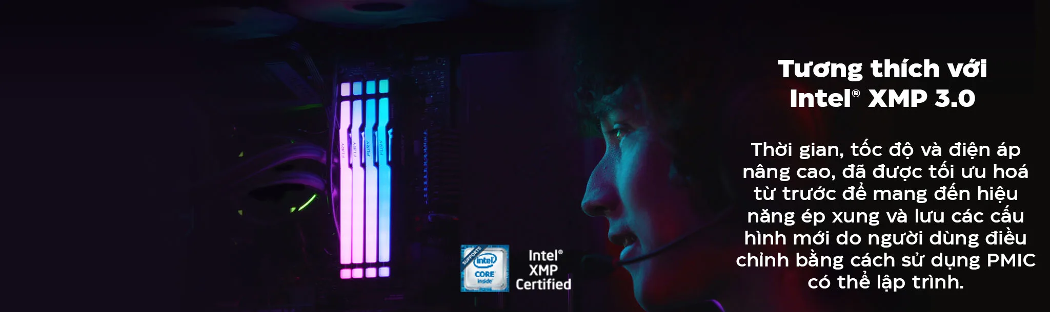 Ram Desktop Kingston Fury Beast RGB DDR5