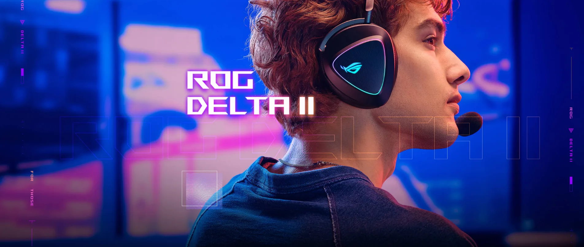 Tai nghe Gaming không dây ASUS ROG Delta II 1