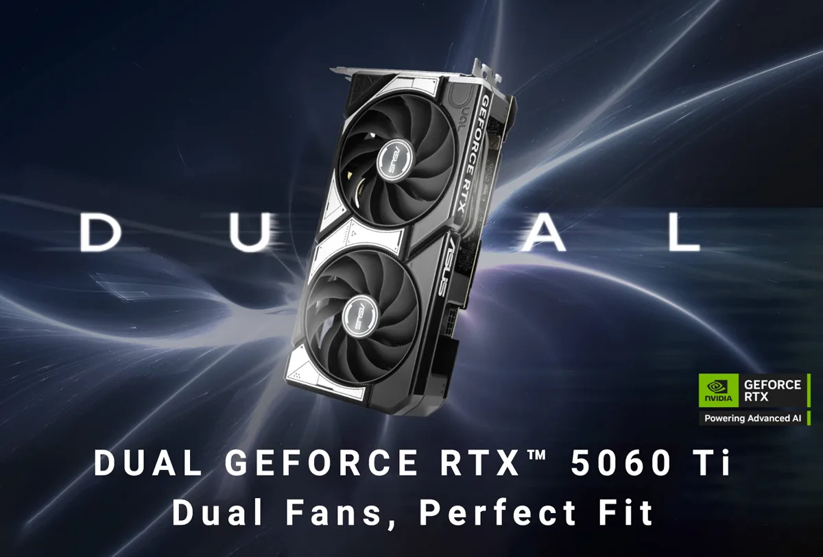 VGA Asus DUAL RTX 5060 Ti O8G