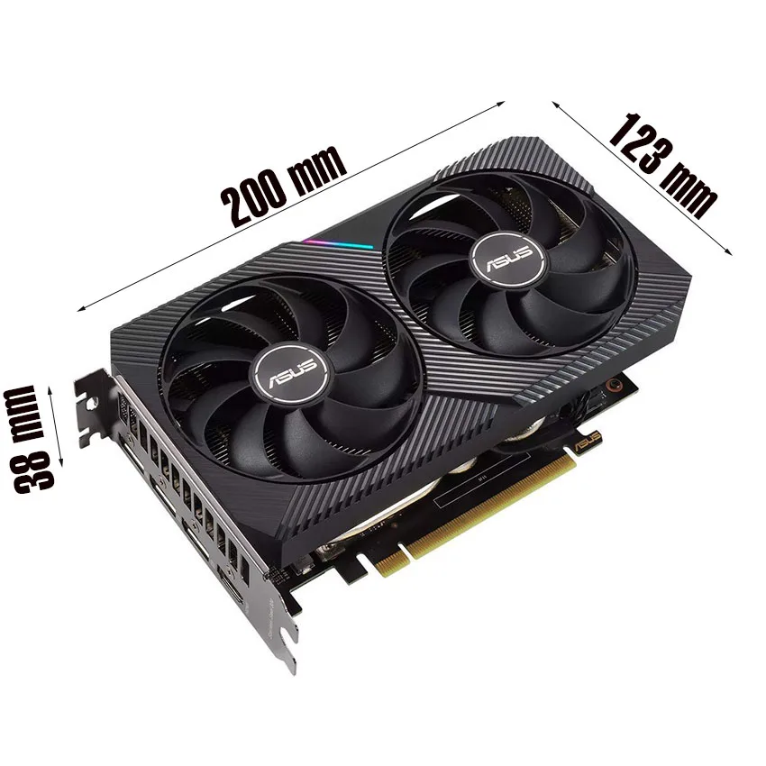 Card màn hình Asus DUAL RTX 3050-O8G-V2