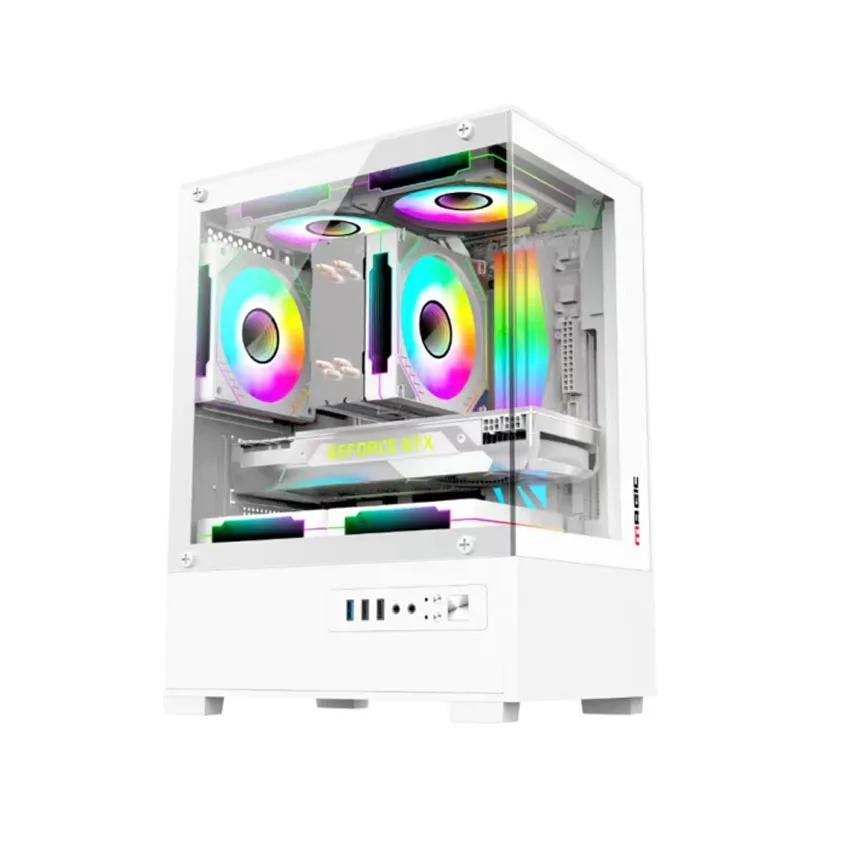 Vỏ Case MAGIC MIX ULTRA WHITE (mATX/Mid Tower/Màu Trắng)