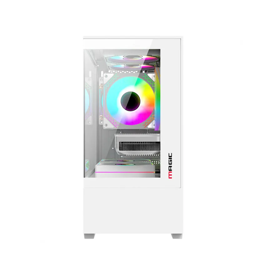 Vỏ Case MAGIC MIX ULTRA WHITE (mATX/Mid Tower/Màu Trắng)
