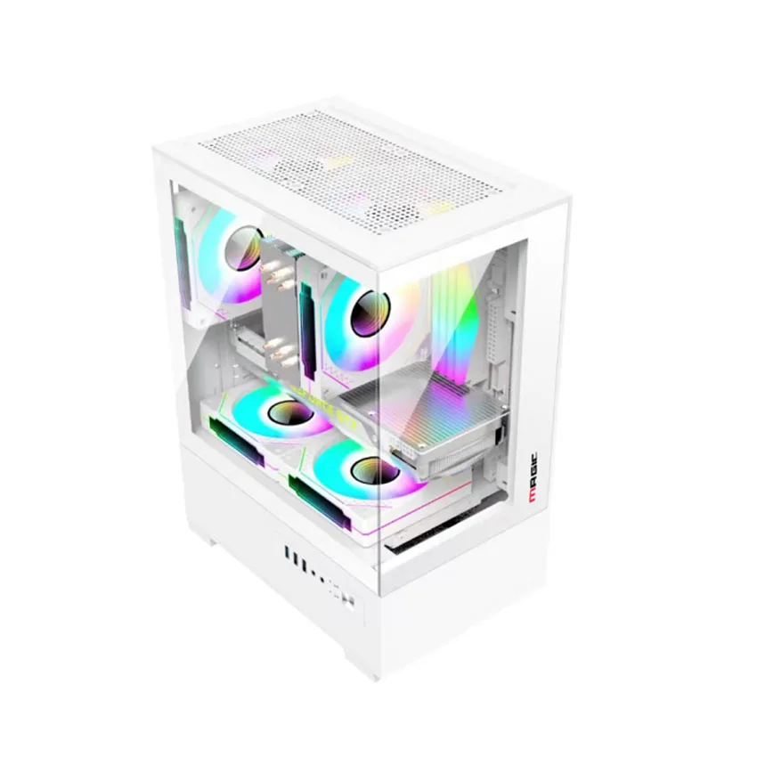 Vỏ Case MAGIC MIX ULTRA WHITE (mATX/Mid Tower/Màu Trắng)