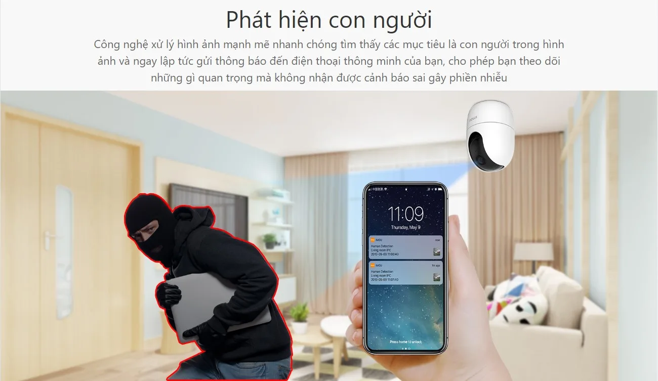 Camera IP IMOU IPC-A22EP-G/H265/