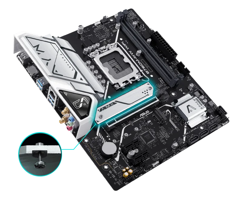 Mainboard Asus B760M-AYW WIFI DDR5 ảnh 4