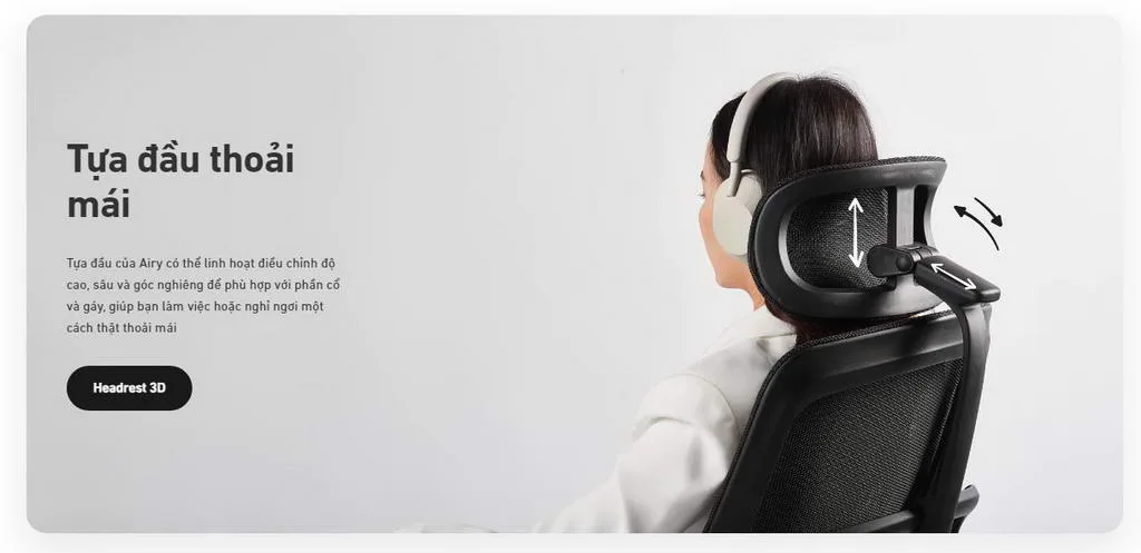 Ghế công thái học HyperWork Airy 