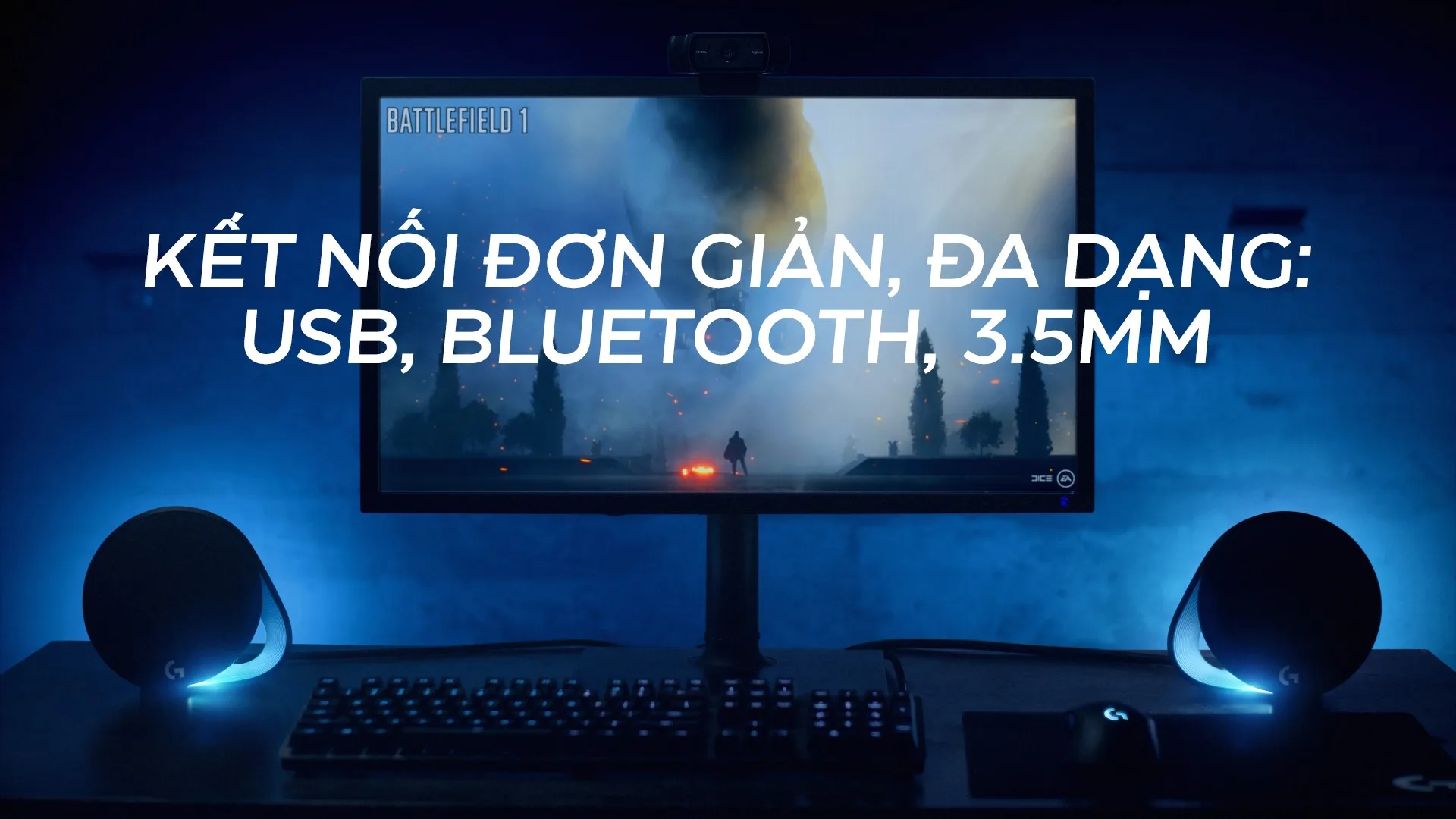 Loa Logitech G560 LIGHTSYNC RGB Gaming