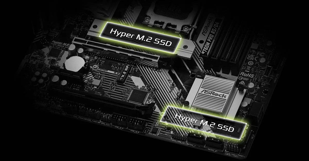 mainboard asrock b760m pro rs d4 hacom 3