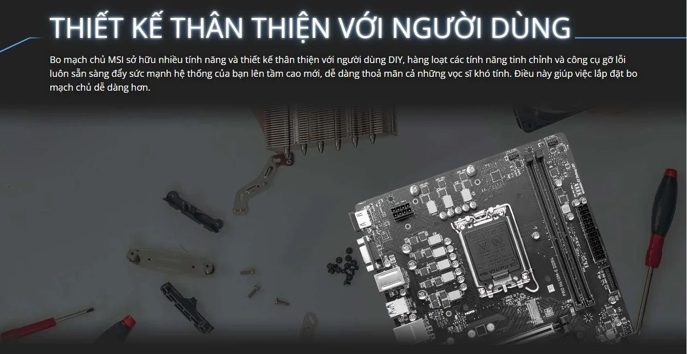 Mainboard MSI PRO H610M-E DDR4