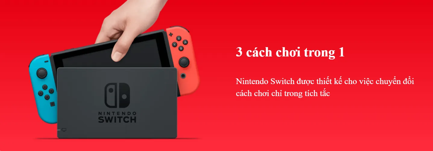 Máy chơi game Nintendo Switch Mario Red & Blue Edition 2