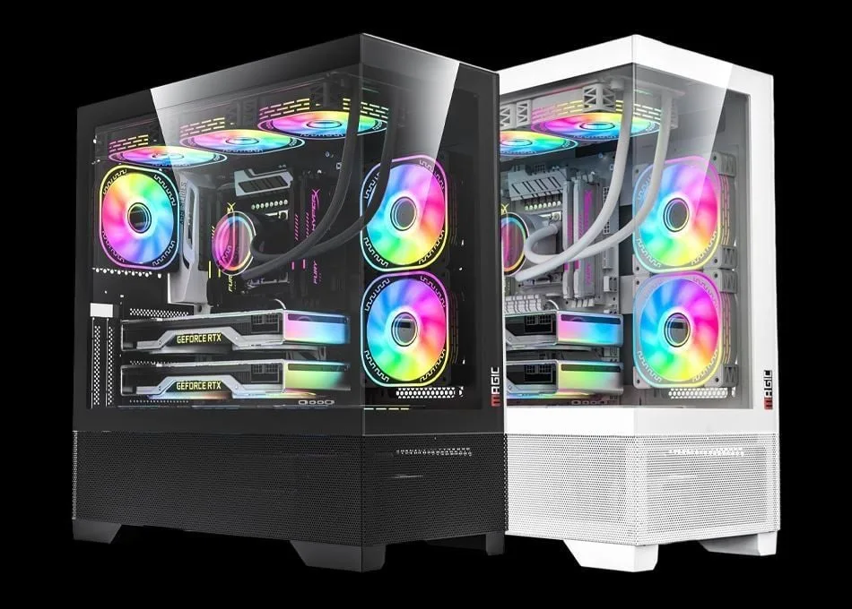 Vỏ Case MAGIC MIX ULTRA WHITE (mATX/Mid Tower/Màu Trắng)